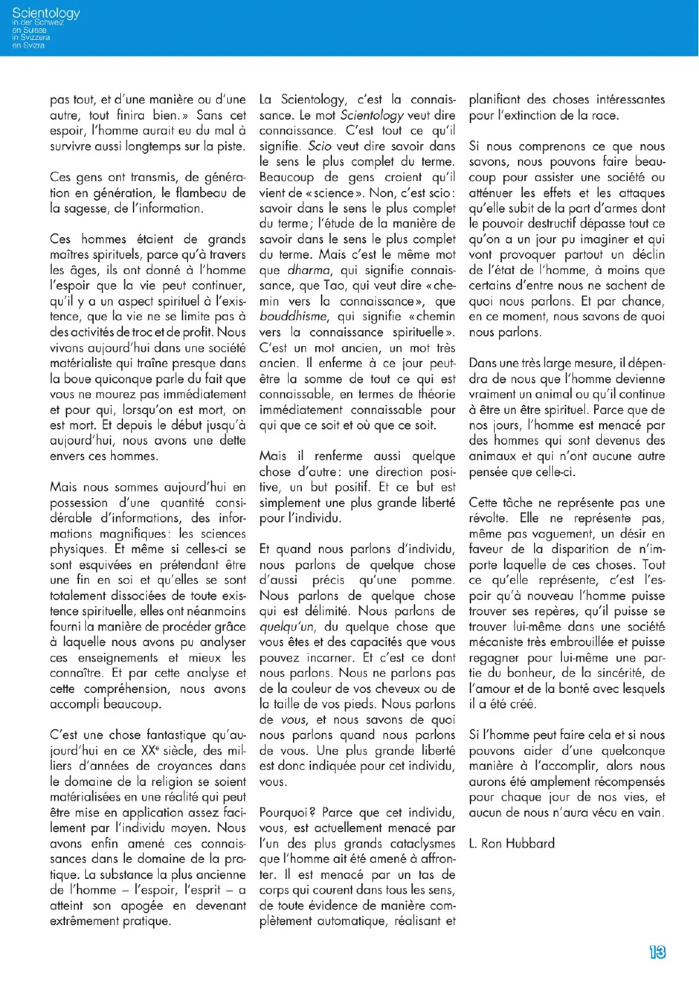 Opuscolo, pagina 13